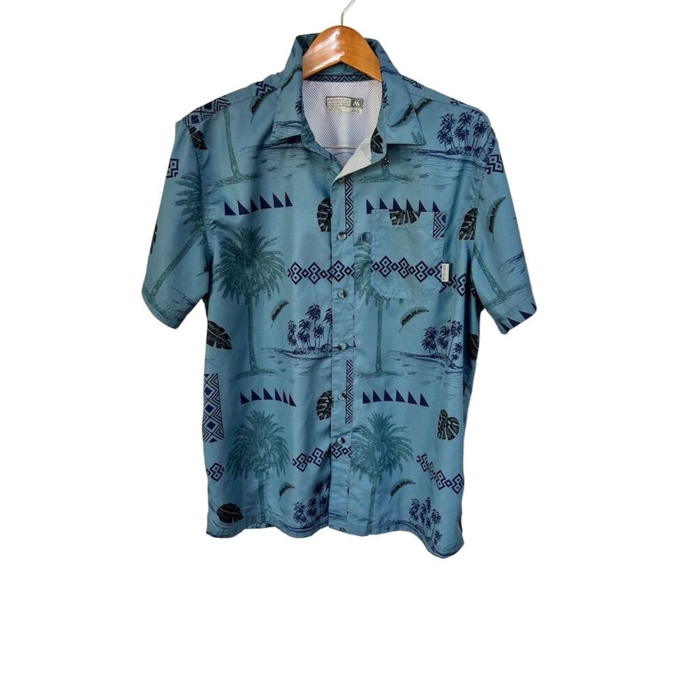 Momentum Men's Vented Trop Graphic‎ Print Sh. Sleeve  L  from St. Kitts Resort